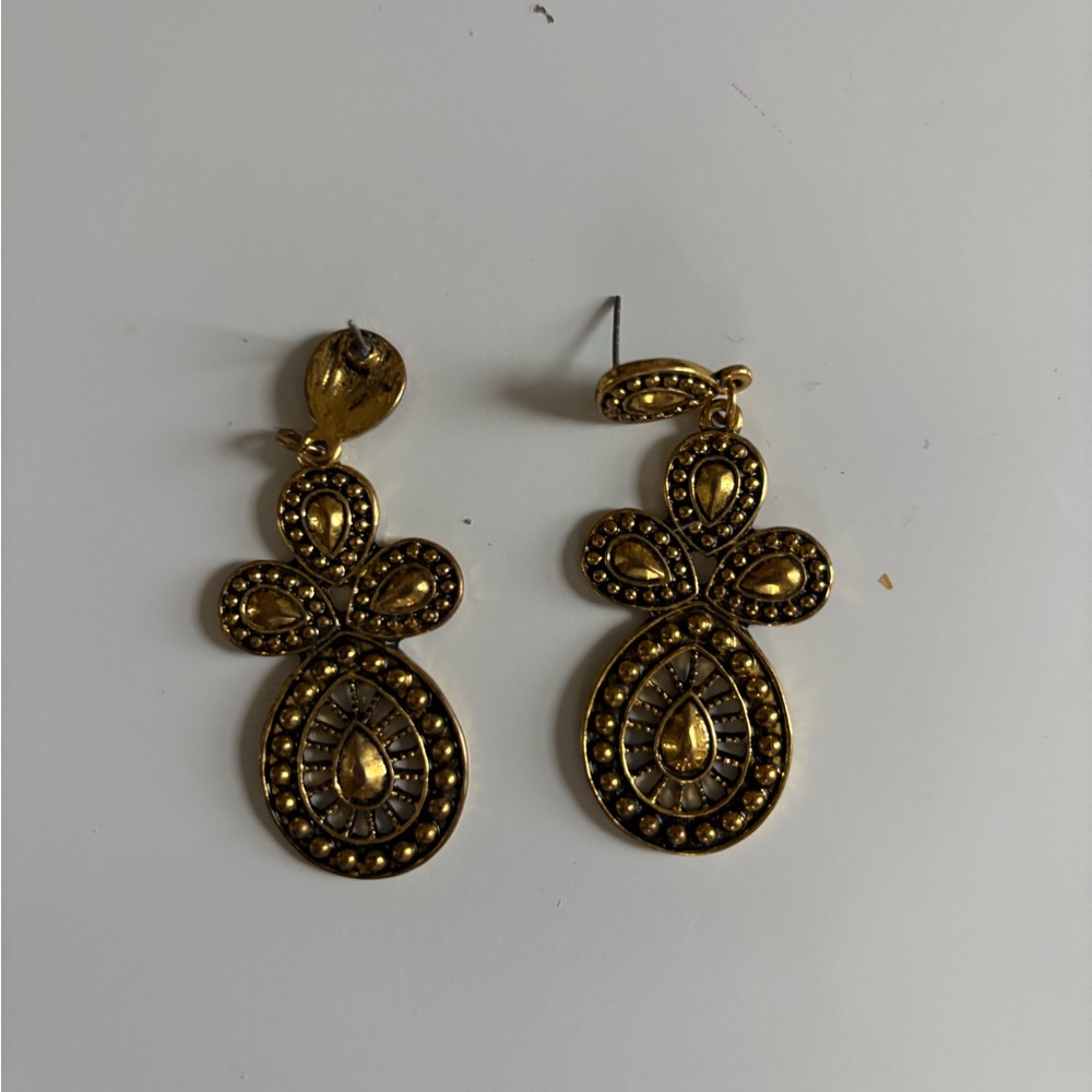 Elegant Gold-Toned Earrings